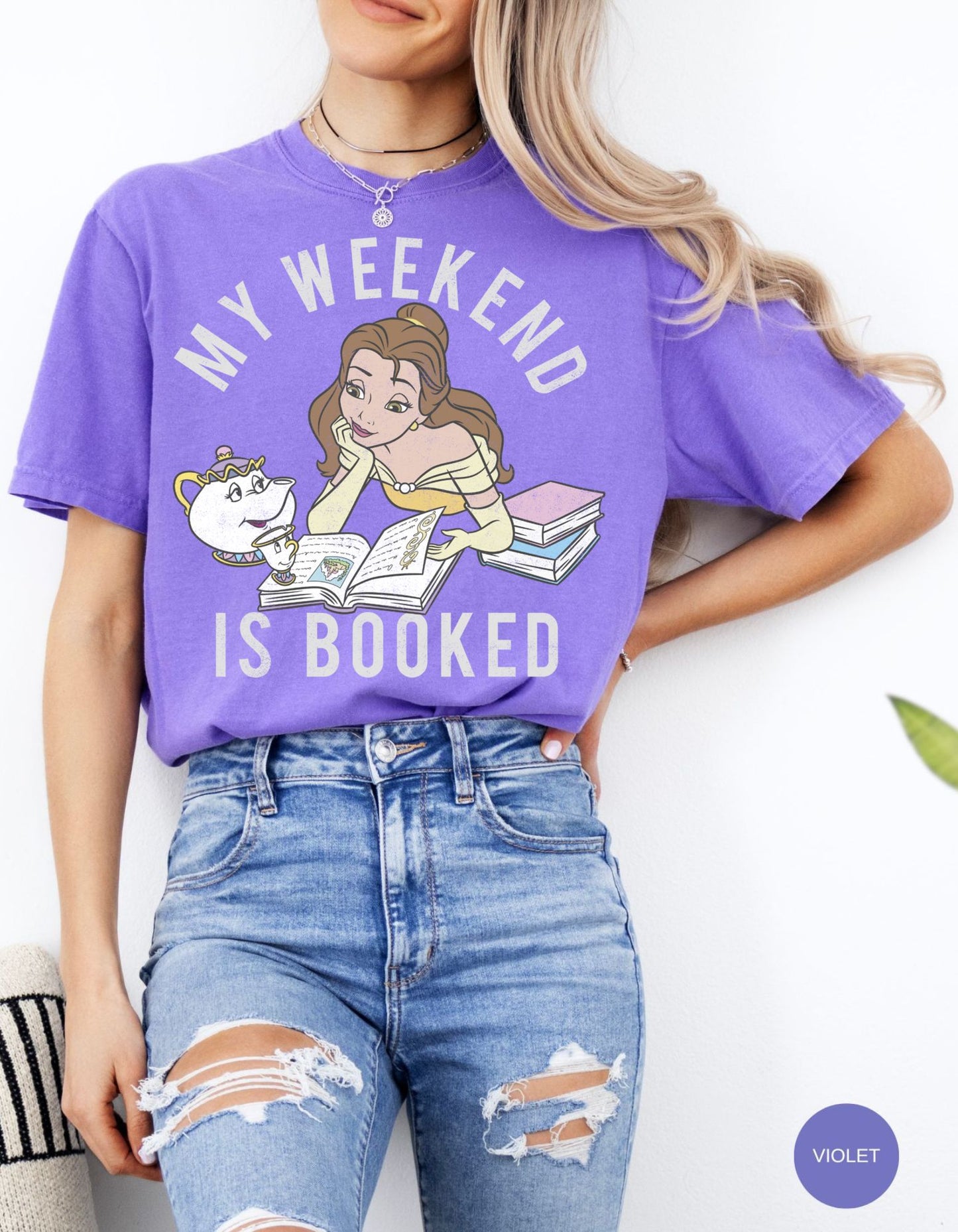 My Weekend is Booked: Literary Bliss Tee