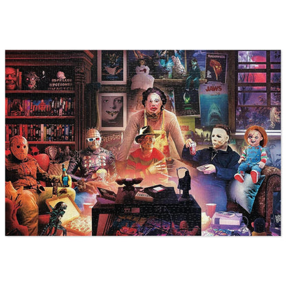 Horror Watch Halloween Party-Jigsaw Puzzle (252, 500,1000-Pieces)