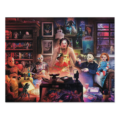 Horror Watch Halloween Party-Jigsaw Puzzle (252, 500,1000-Pieces)