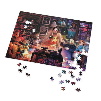 Horror Watch Halloween Party-Jigsaw Puzzle (252, 500,1000-Pieces)