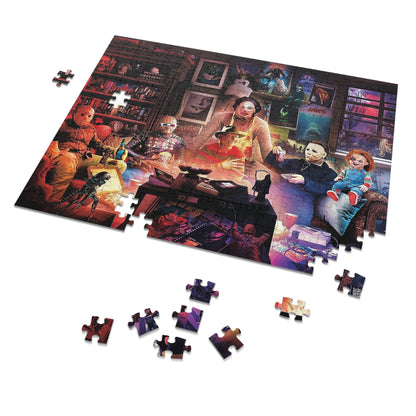 Horror Watch Halloween Party-Jigsaw Puzzle (252, 500,1000-Pieces)