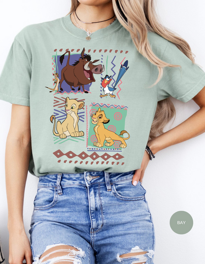 Hakuna Matata Retro 90s Throwback Lion King Tee