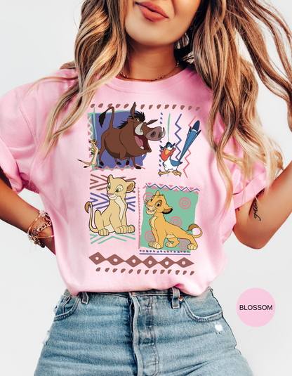 Hakuna Matata Retro 90s Throwback Lion King Tee