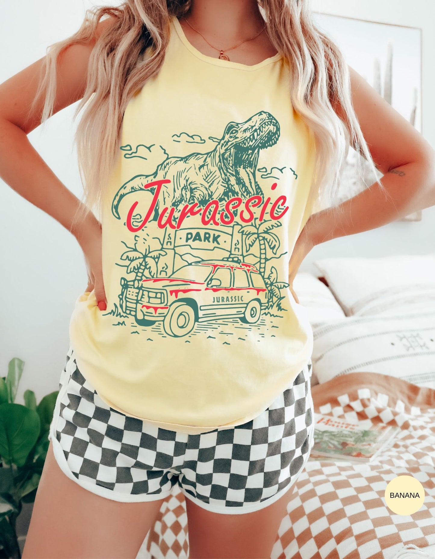 Vintage Dino Adventure Tank Top