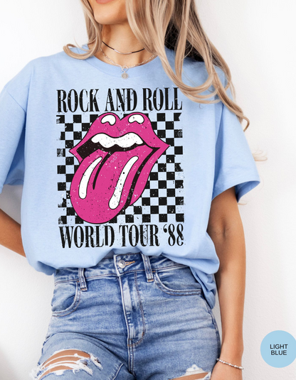 Kiss of Vintage Rock Tee: Tour '88