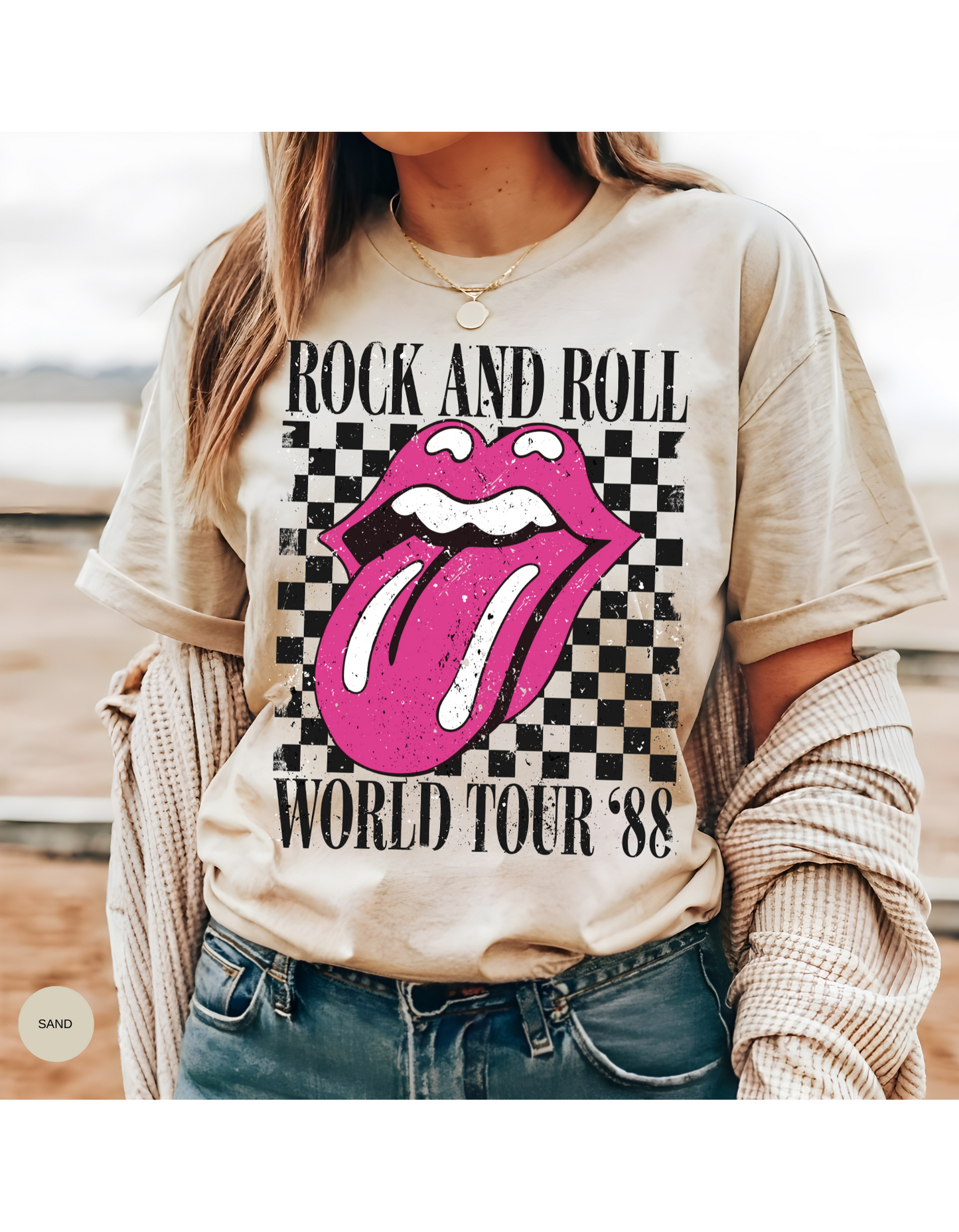 Kiss of Vintage Rock Tee: Tour '88