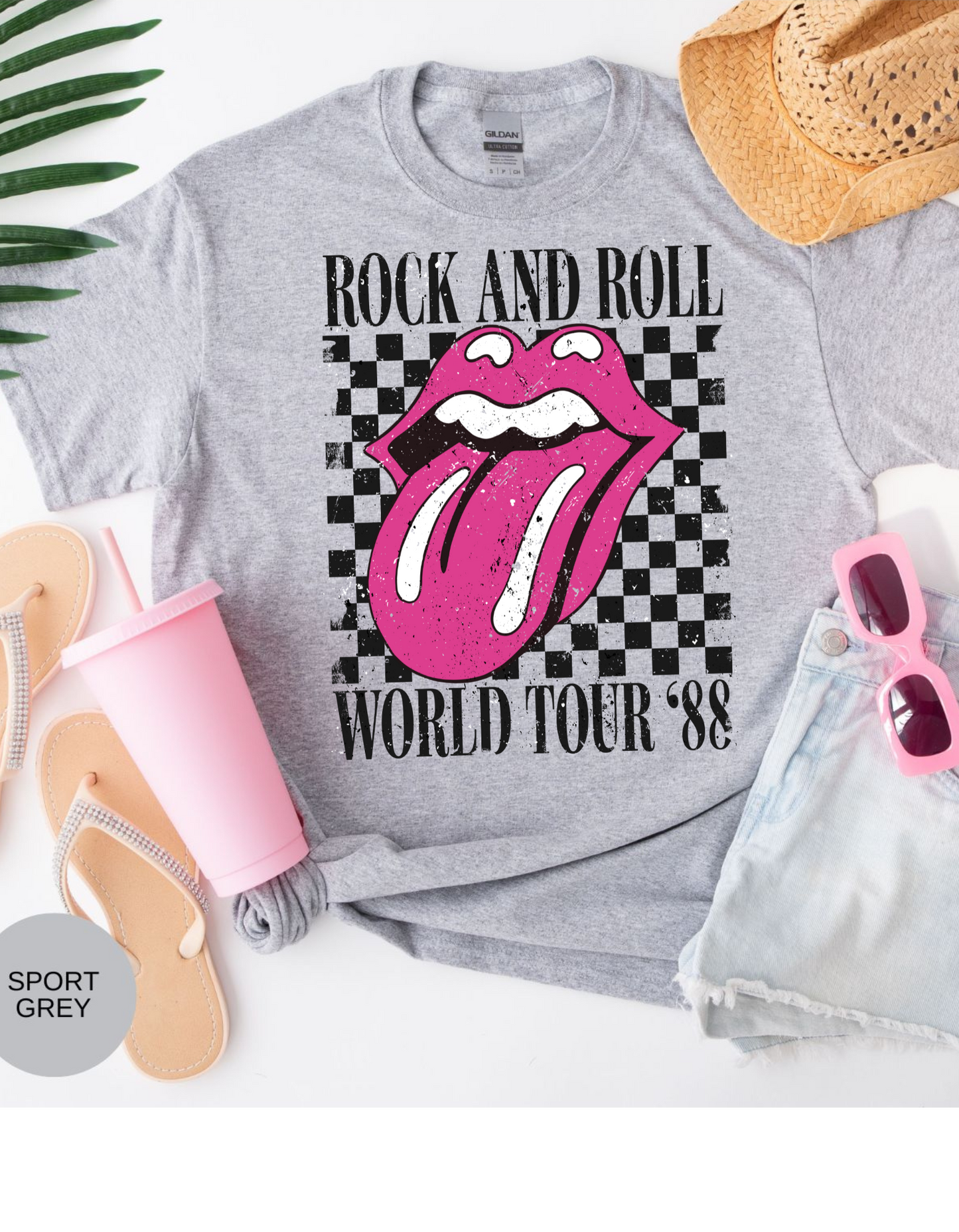 Kiss of Vintage Rock Tee: Tour '88