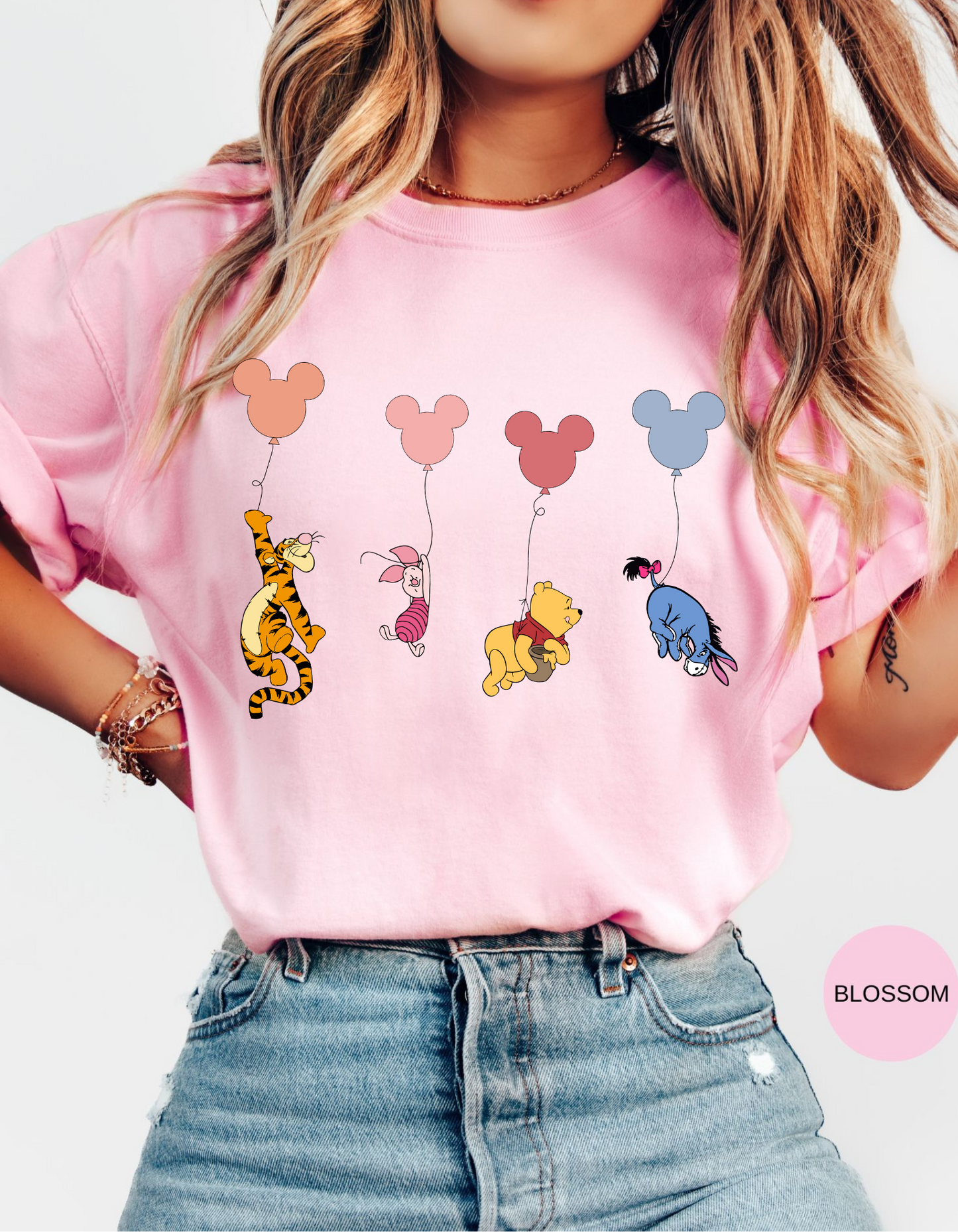 Pooh & Gang Balloon Escapade Tee