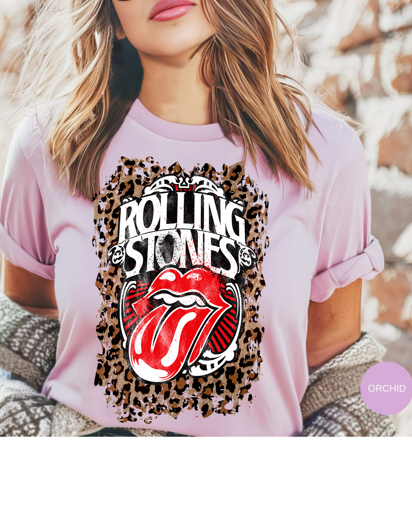 Wild Rocker Vintage Vibes Leopard Tee