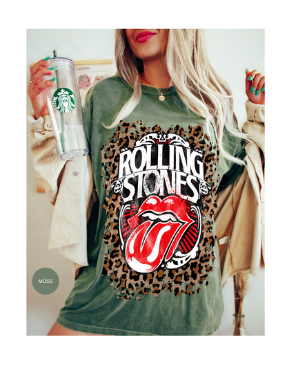 Wild Rocker Vintage Vibes Leopard Tee