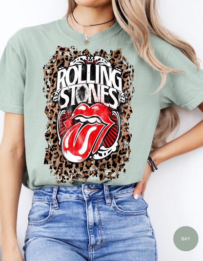 Wild Rocker Vintage Vibes Leopard Tee