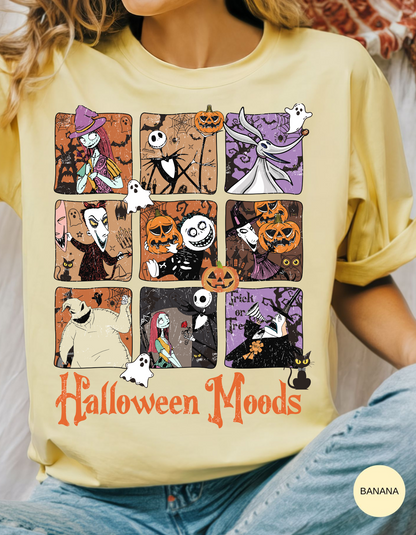 Spooky Faces of Halloween Tee