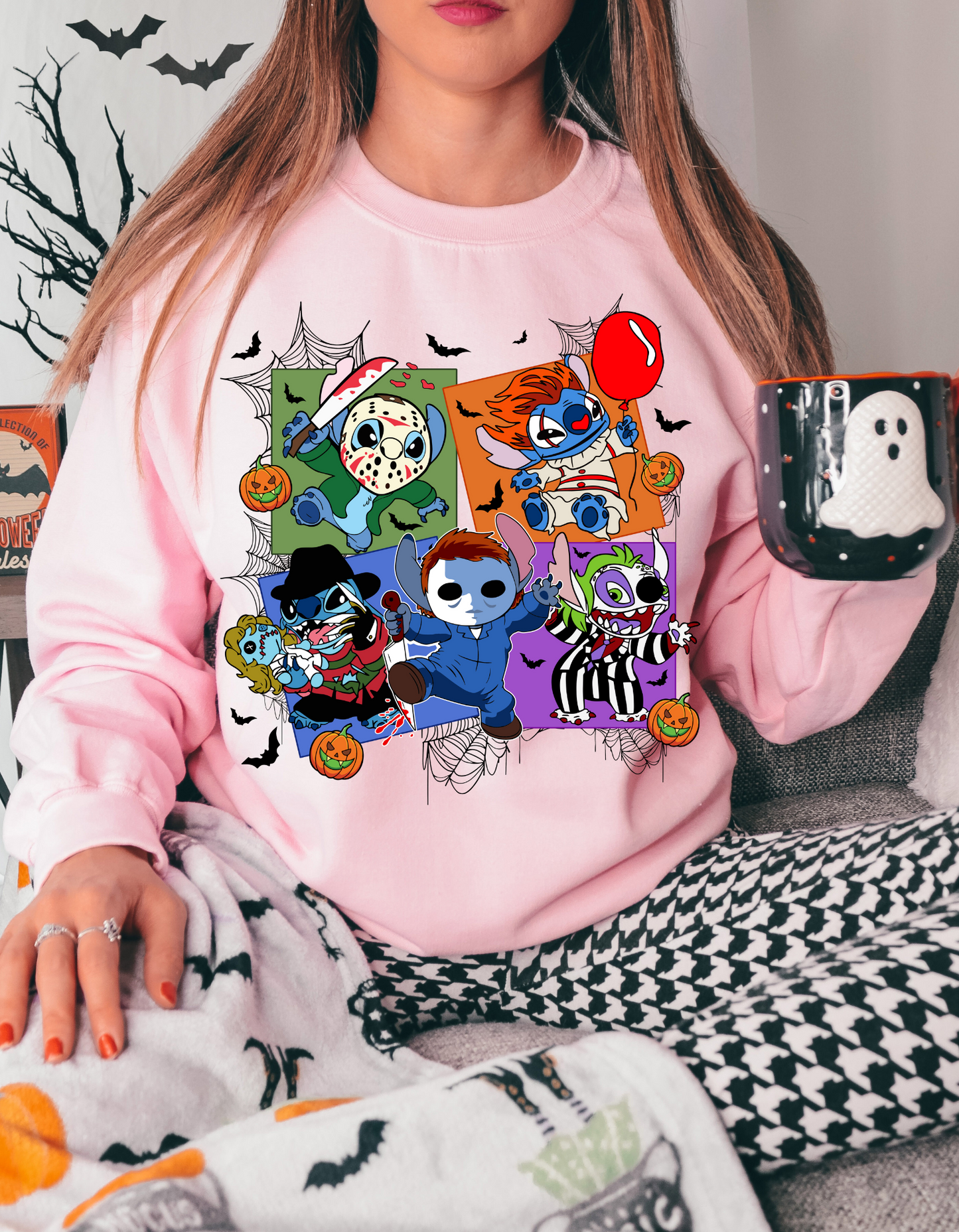 Spooky Space Alien Halloween Sweater