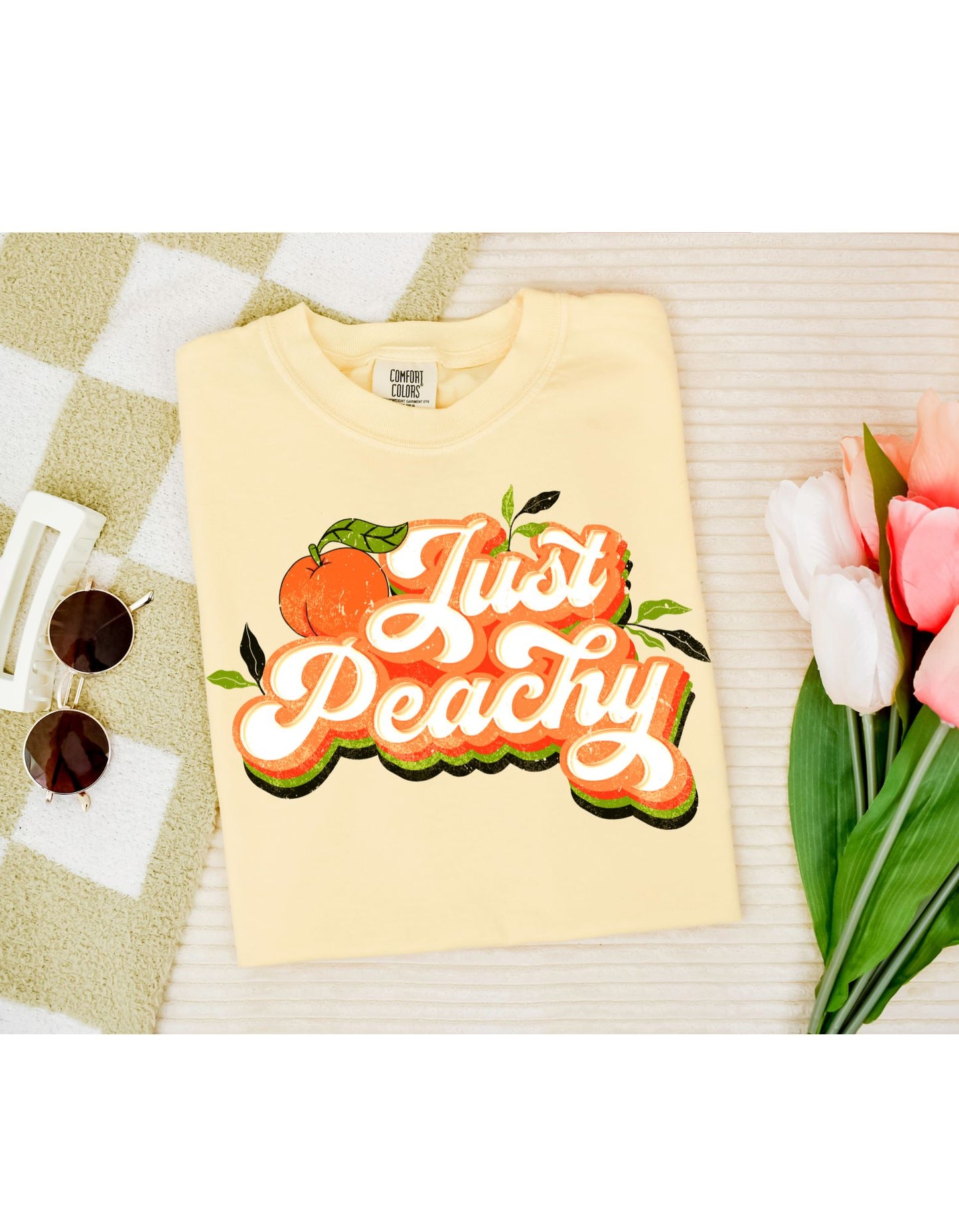 Just Peachy: Sweet Summer Vibes T-Shirt