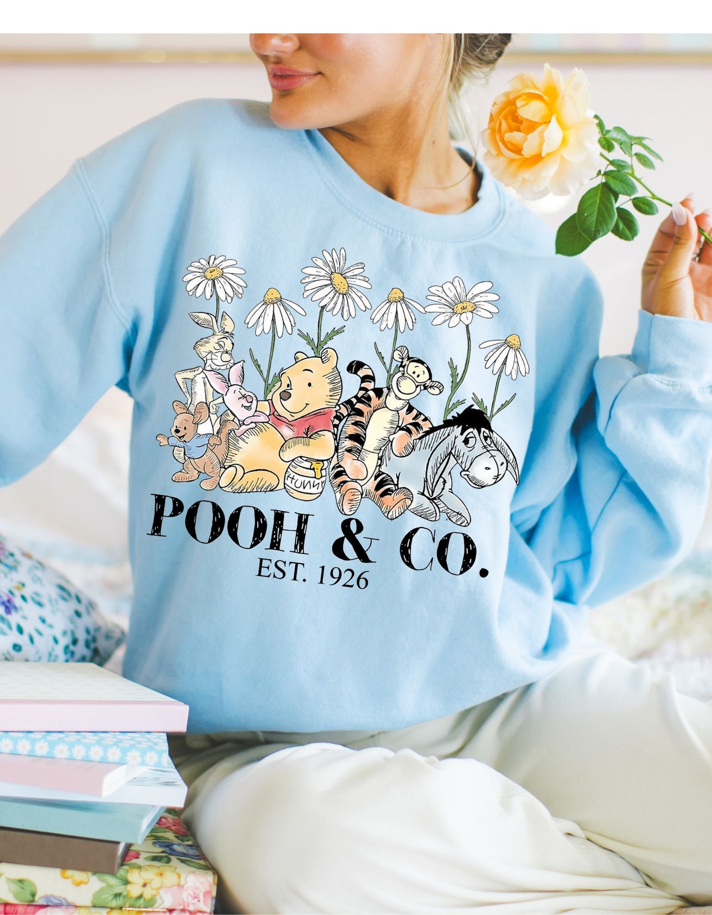 Pooh & Co. Cuddle Crewneck: A Hundred Acres of Warmth and Comfort!