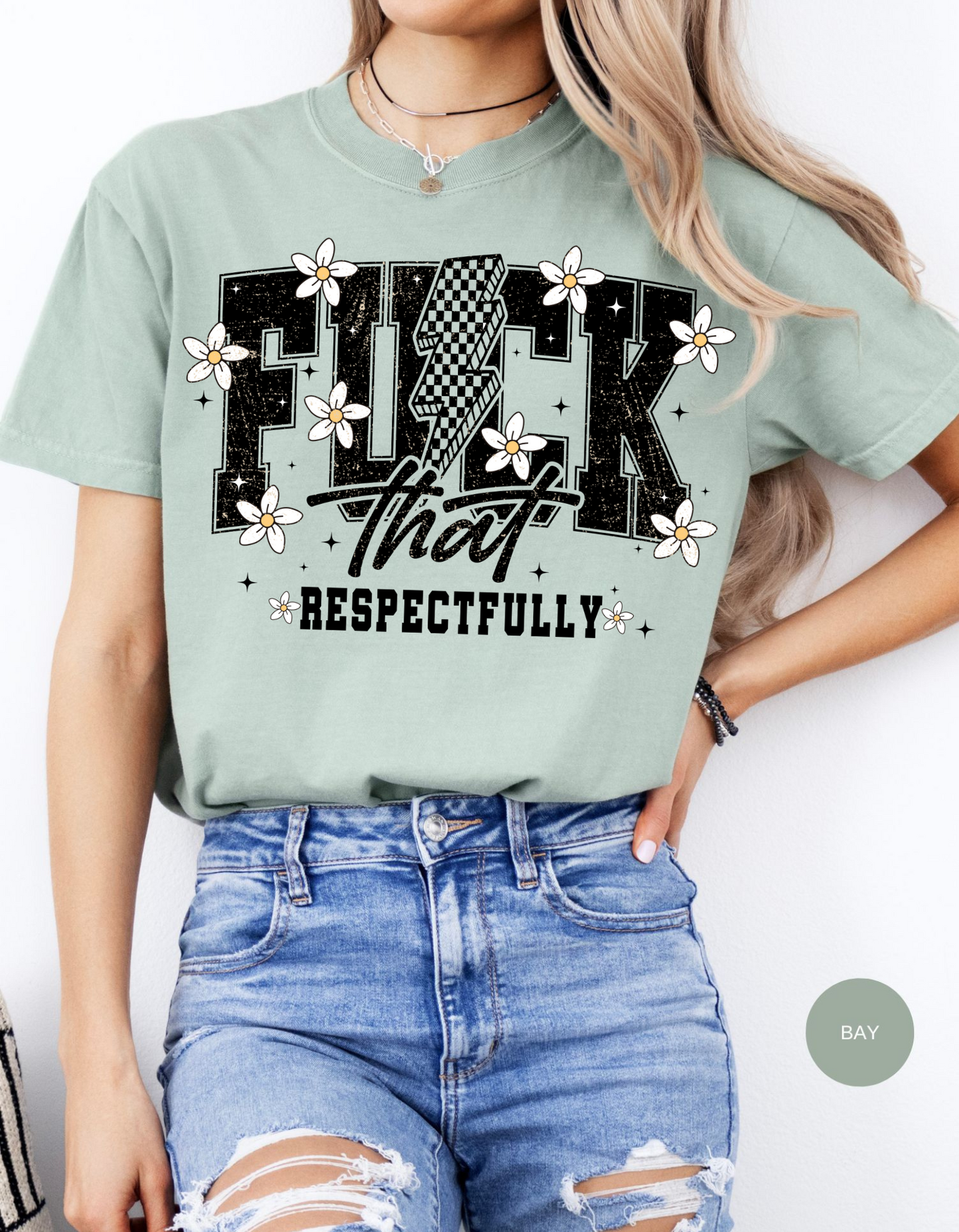 Respectfully Retro Daisy Tee