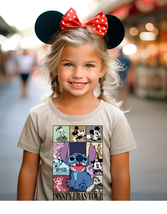 Stitching through Time: Disney Eras Tour Kids Tee