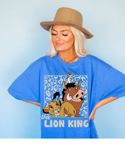 Hakuna Matata Nostalgia Tee: Roar Back in Style with our Retro Lion King Cotton Delight!