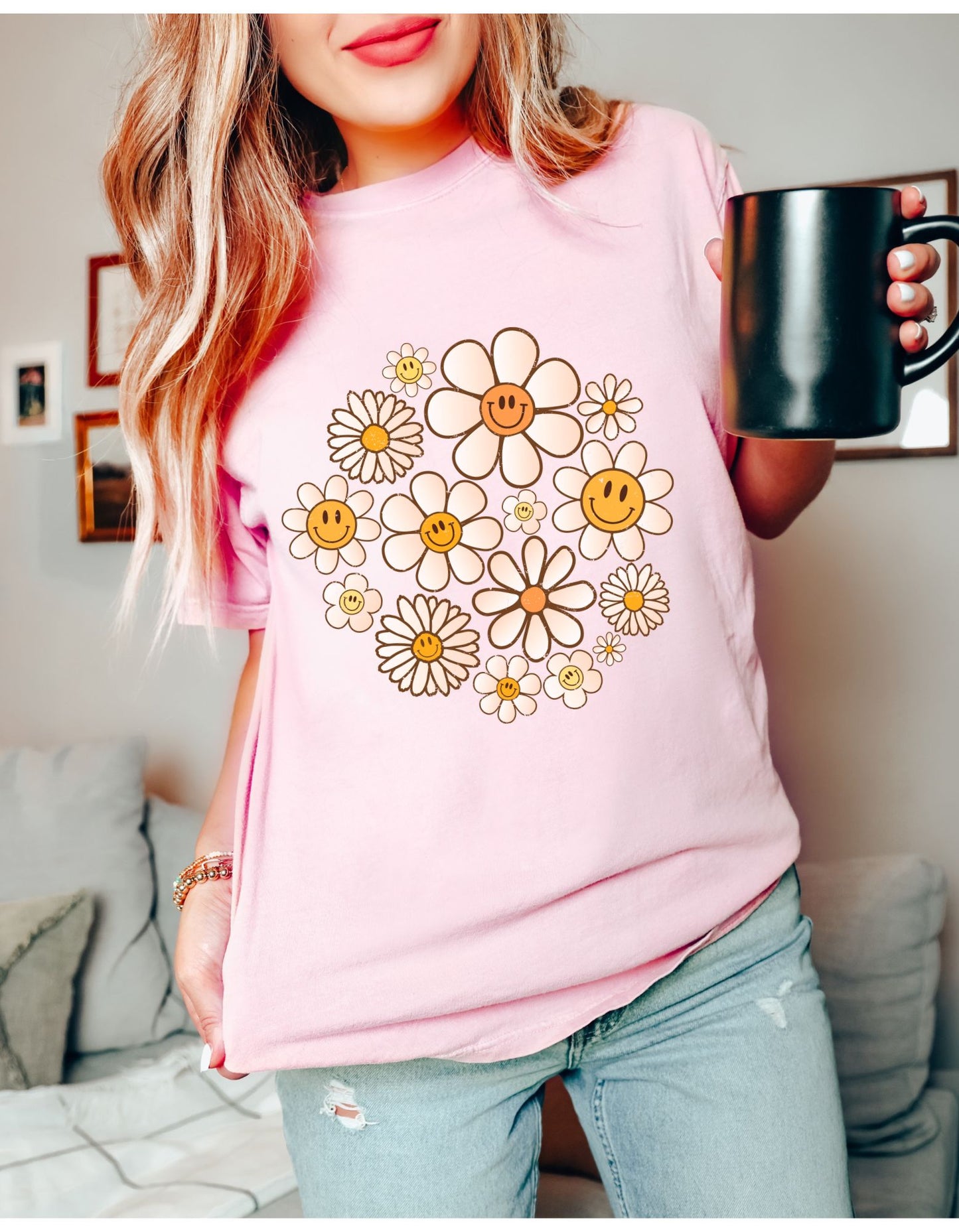 Daisy Days Sunshine Bloom Tee: Embrace the Sunshine Spirit!