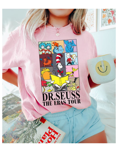 Whimsical Seuss-Era Tour Tee: Born to Stand Out with Dr. Seuss Vibes!