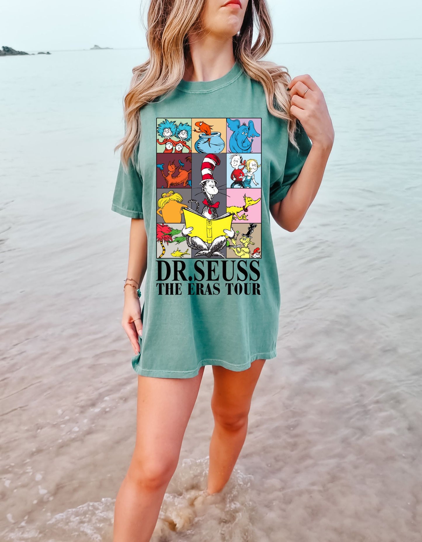 Whimsical Seuss-Era Tour Tee: Born to Stand Out with Dr. Seuss Vibes!