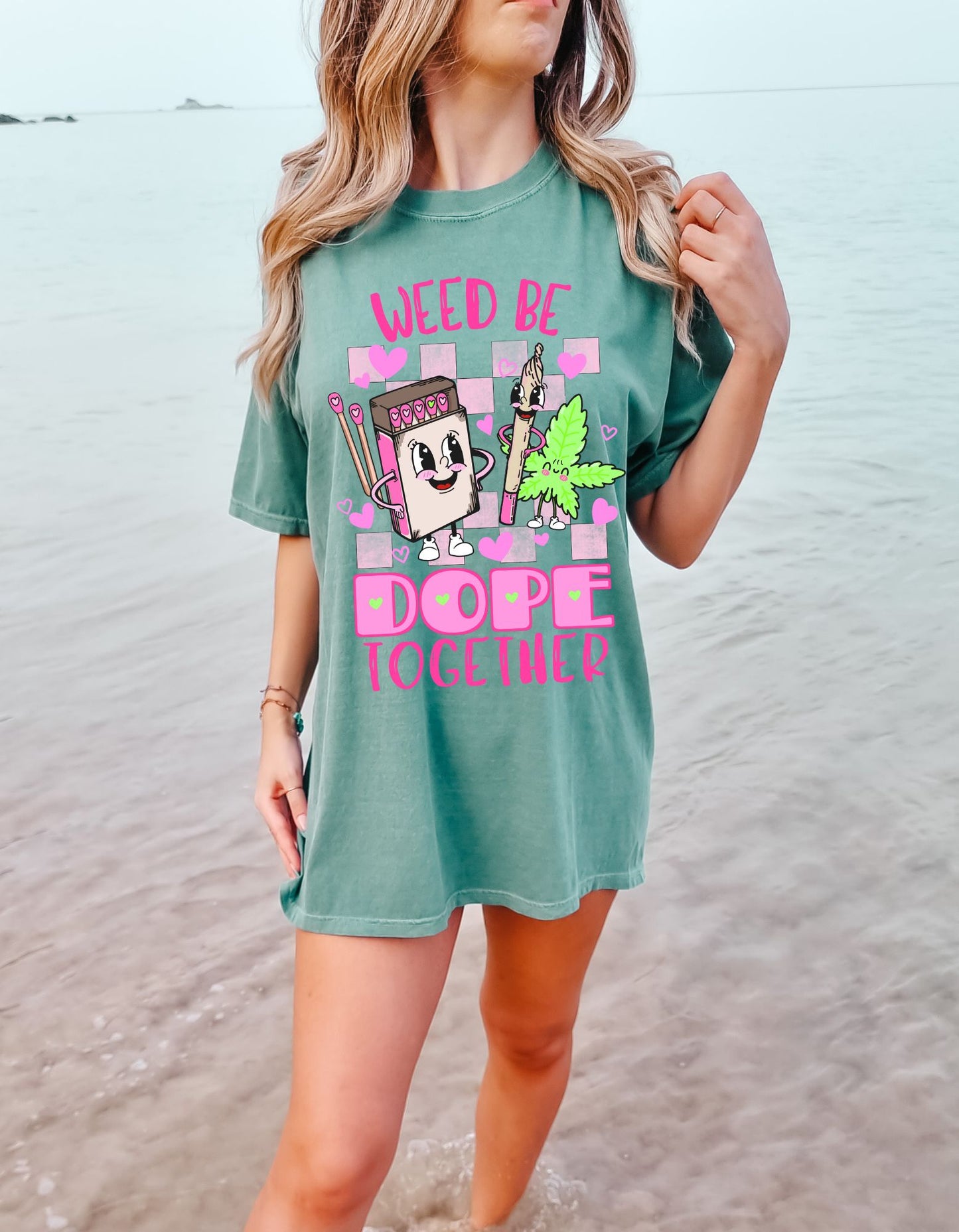 Dope Duo: Weed Be Dope Together T-Shirt