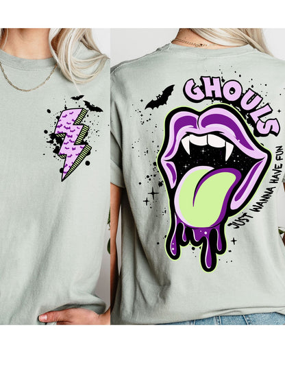 Mean Ghouls Just Wanna Have Fun Halloween Tee