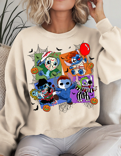 Spooky Space Alien Halloween Sweater