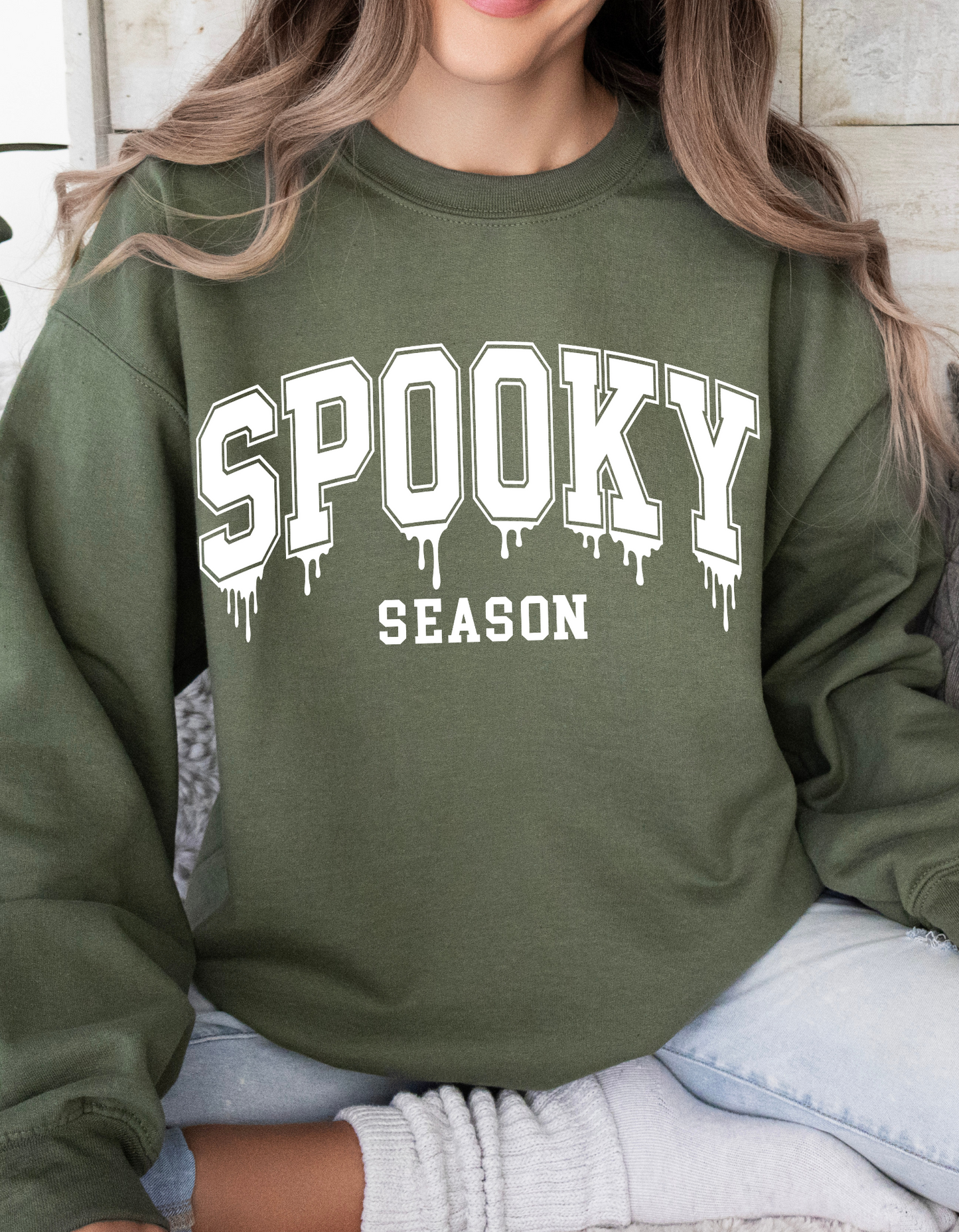 Melted Spooky Sweater