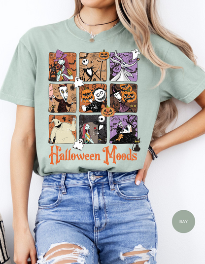 Spooky Faces of Halloween Tee