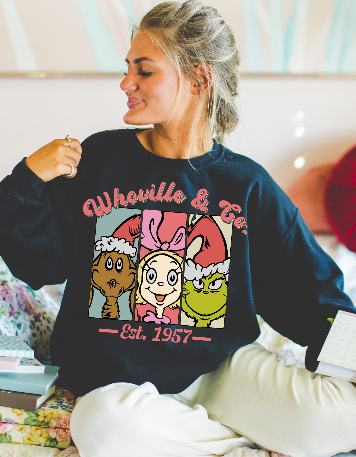 Whoville Cozy: Celebrate the Spirit Sweatshirt