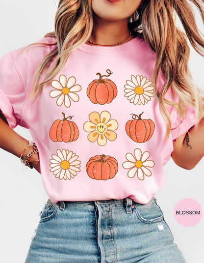 Retro Bloom & Harvest Tee