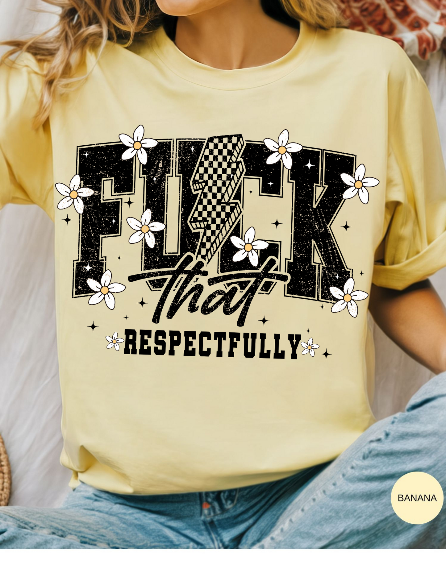 Respectfully Retro Daisy Tee