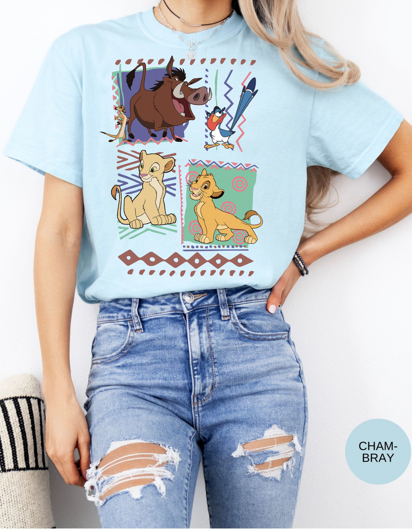 Hakuna Matata Retro 90s Throwback Lion King Tee