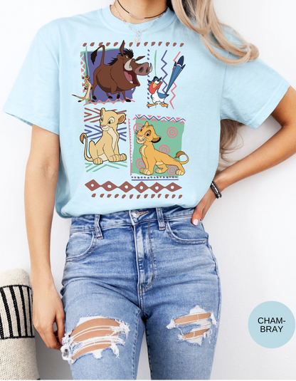 Hakuna Matata Retro 90s Throwback Lion King Tee