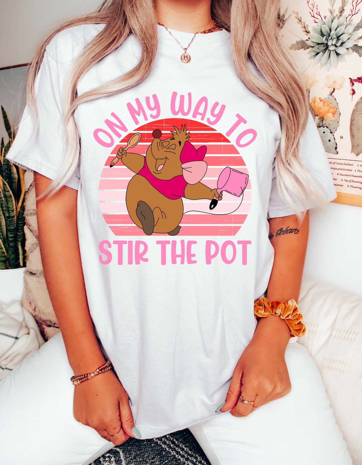 On My Way to Stir the Magic Pot: Cinderella's Culinary Companion Tee