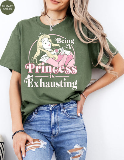 Beauty Rest Battle: Being a Princess is Exhausting Tee