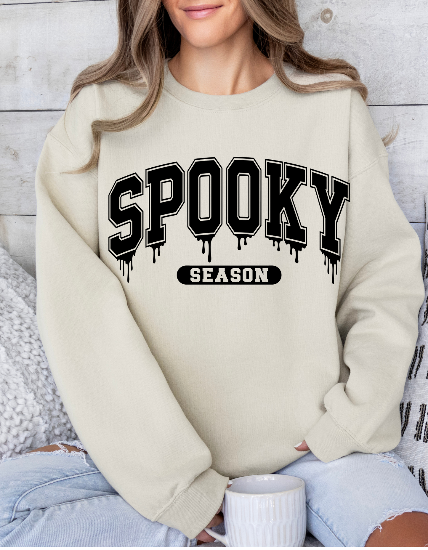 Melted Spooky Sweater