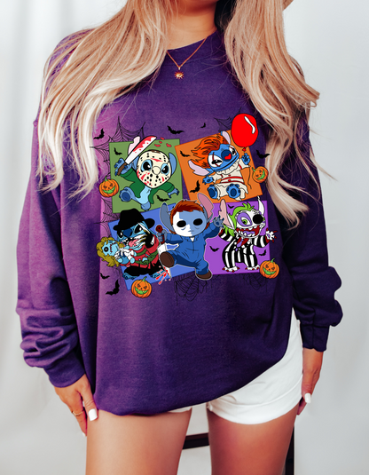 Spooky Space Alien Halloween Sweater