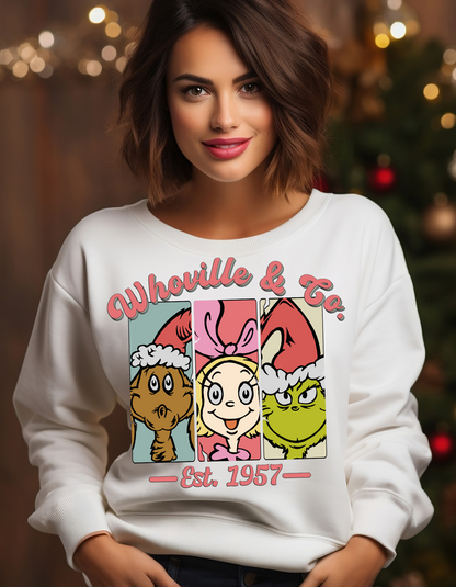 Whoville Cozy: Celebrate the Spirit Sweatshirt