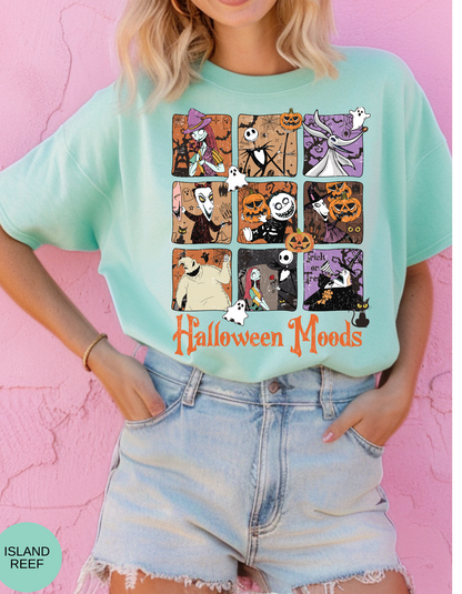 Spooky Faces of Halloween Tee