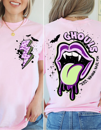 Mean Ghouls Just Wanna Have Fun Halloween Tee