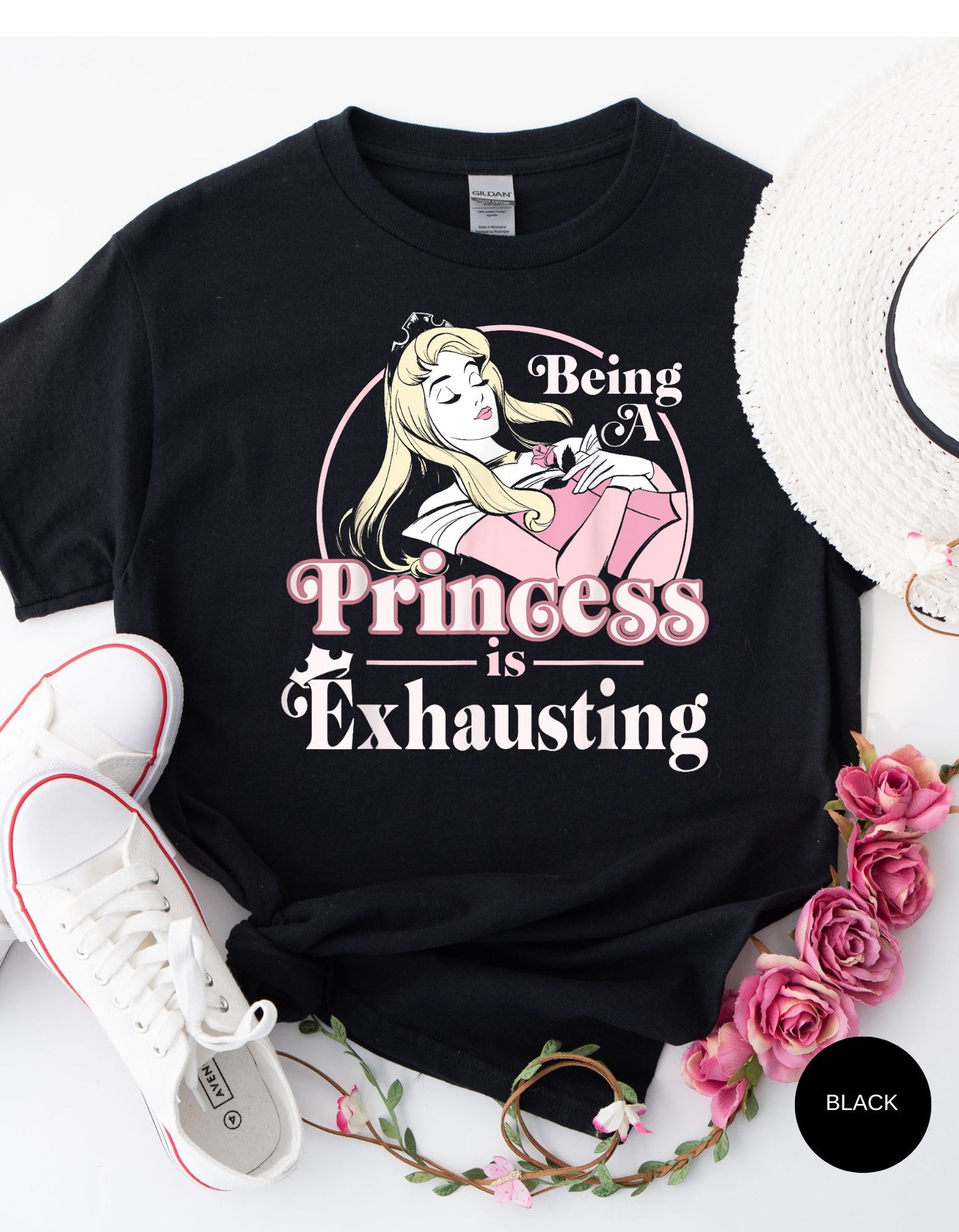 Beauty Rest Battle: Being a Princess is Exhausting Tee