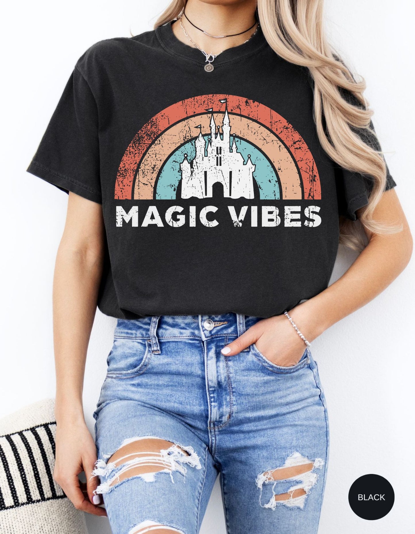 Rainbow Castle Magic Vibes Tee