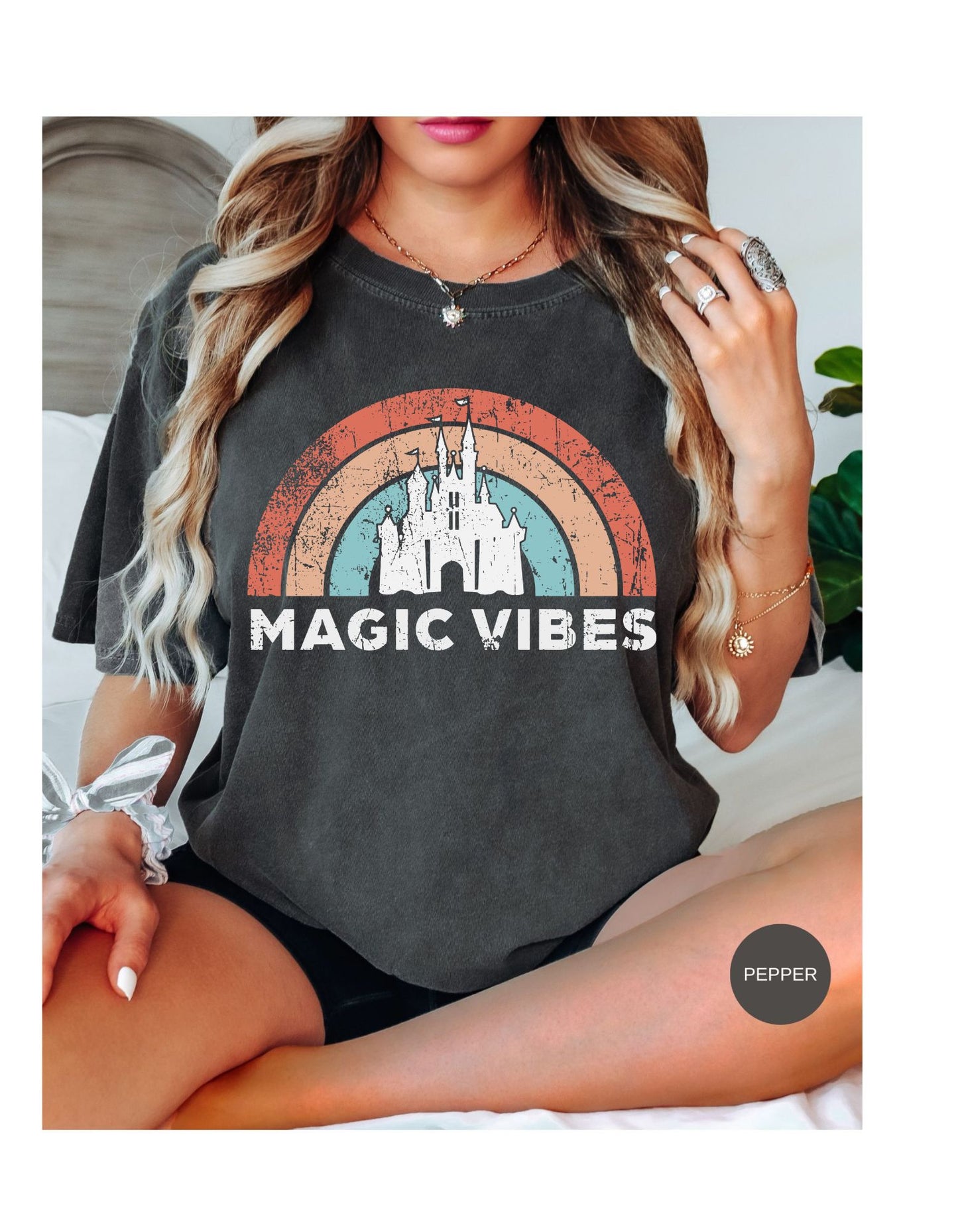 Rainbow Castle Magic Vibes Tee