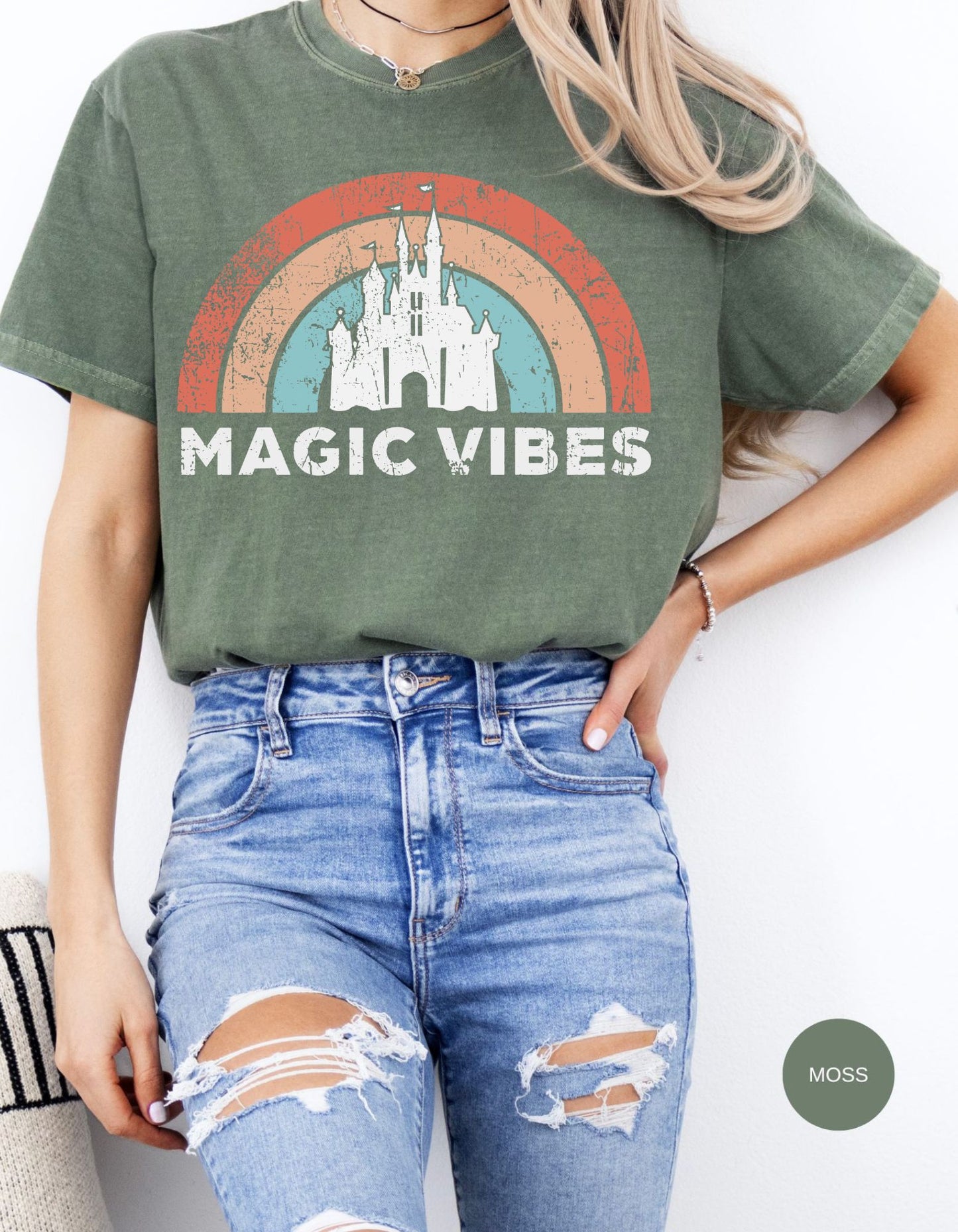 Rainbow Castle Magic Vibes Tee