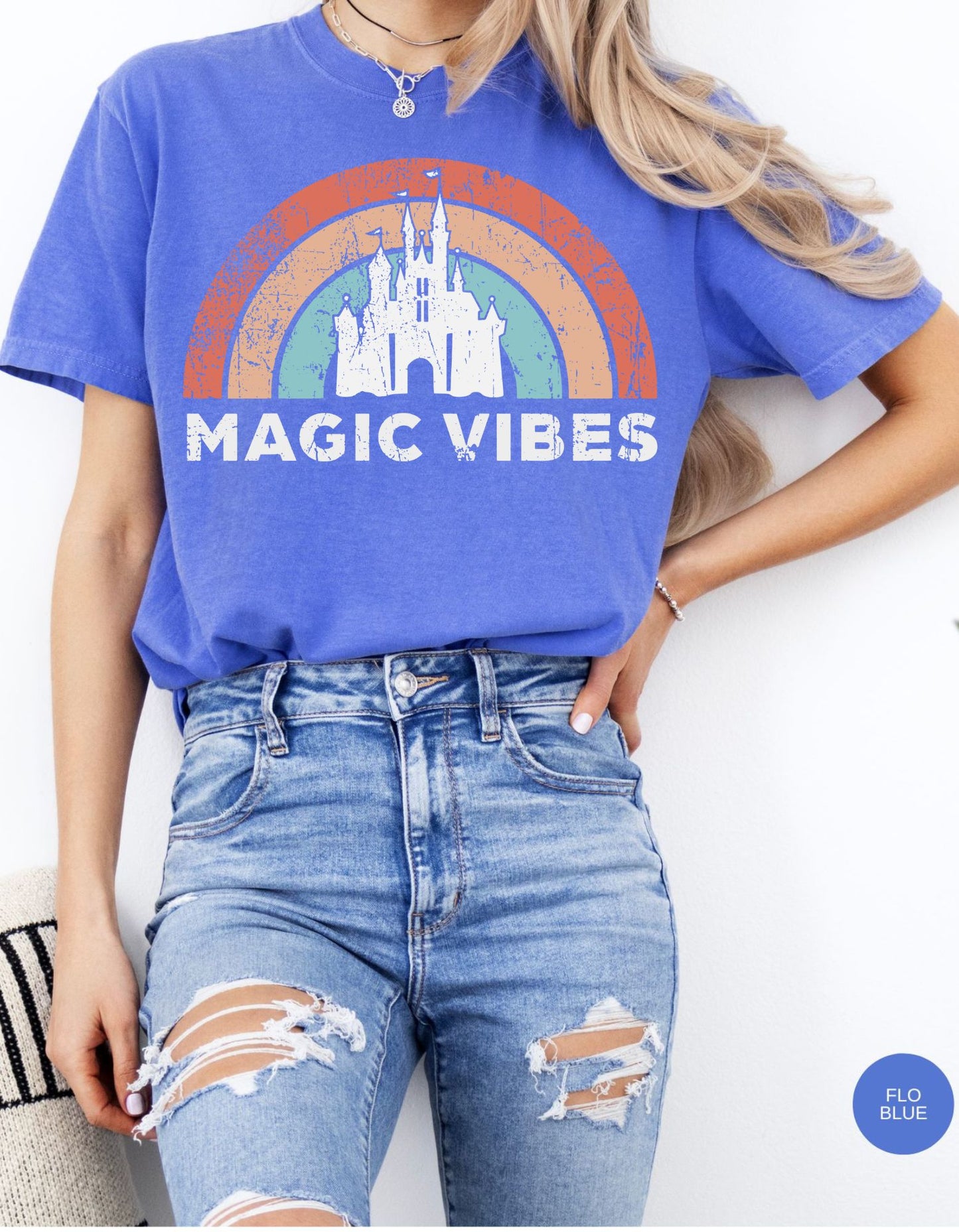 Rainbow Castle Magic Vibes Tee