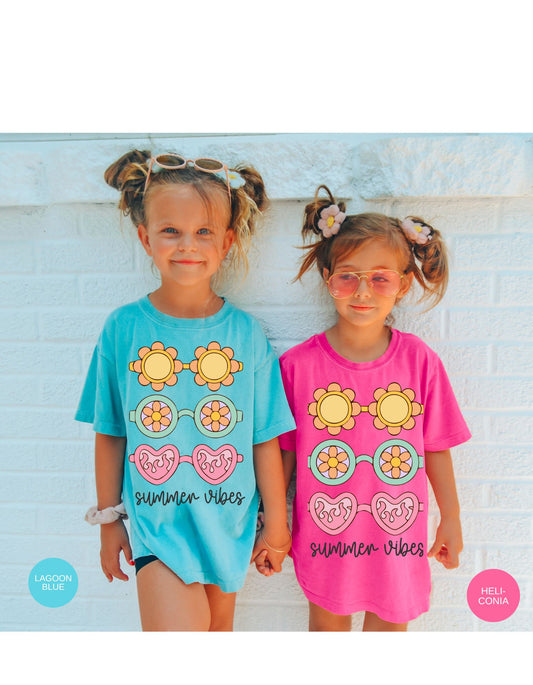 Summer Shades Fun Kids Tee: Soak Up the Sun!