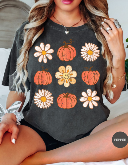 Retro Bloom & Harvest Tee