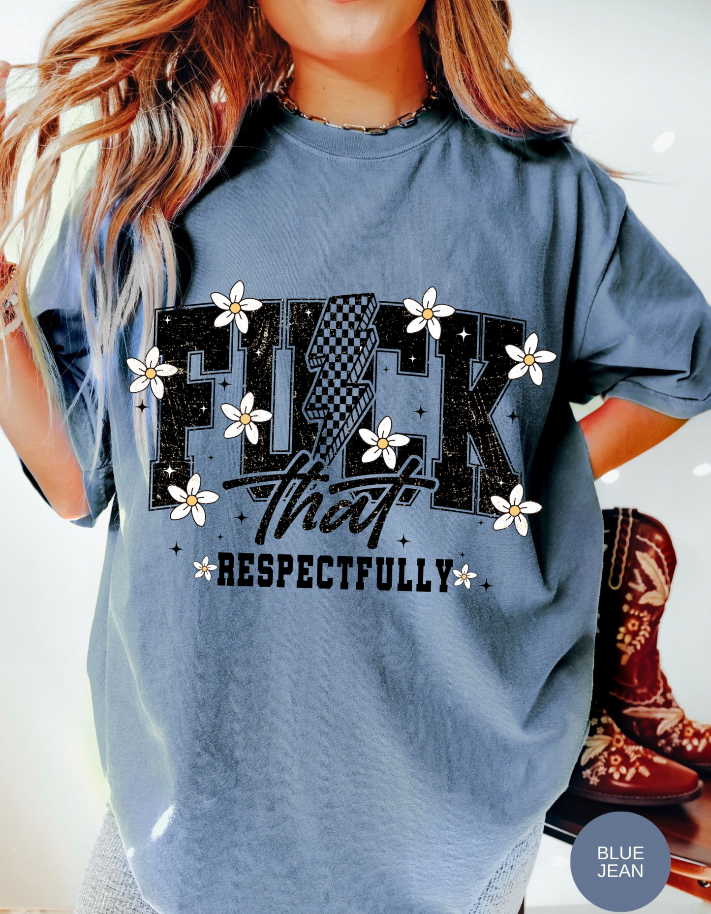 Respectfully Retro Daisy Tee